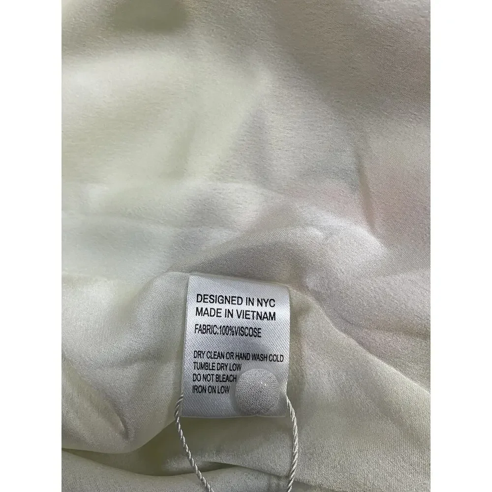 Yumi Kim 'Chrissy' White Poly  Dress Size L - Picture 5 of 5